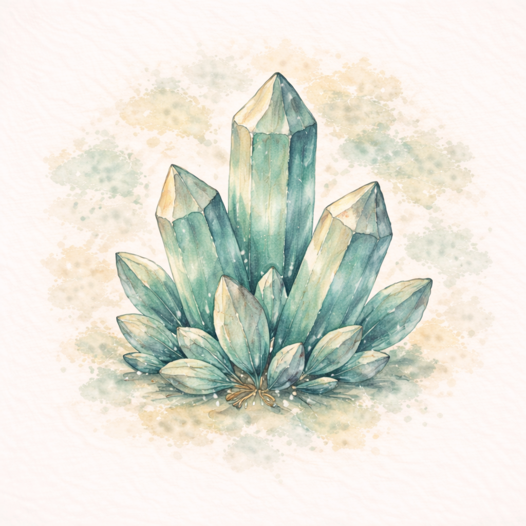 Magnesium Glycinate watercolor illustration